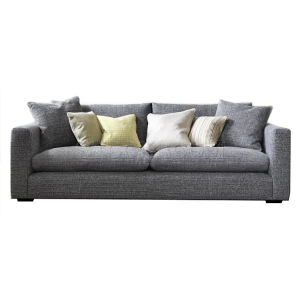 Berti Fabric Feather Down Sofa - 2 Seater