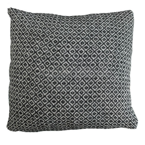 Black Checked Cushion