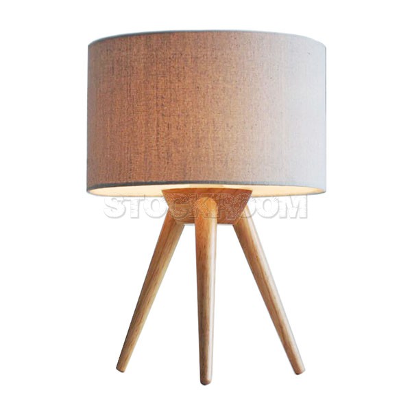 Borh Wooden Table Lamp