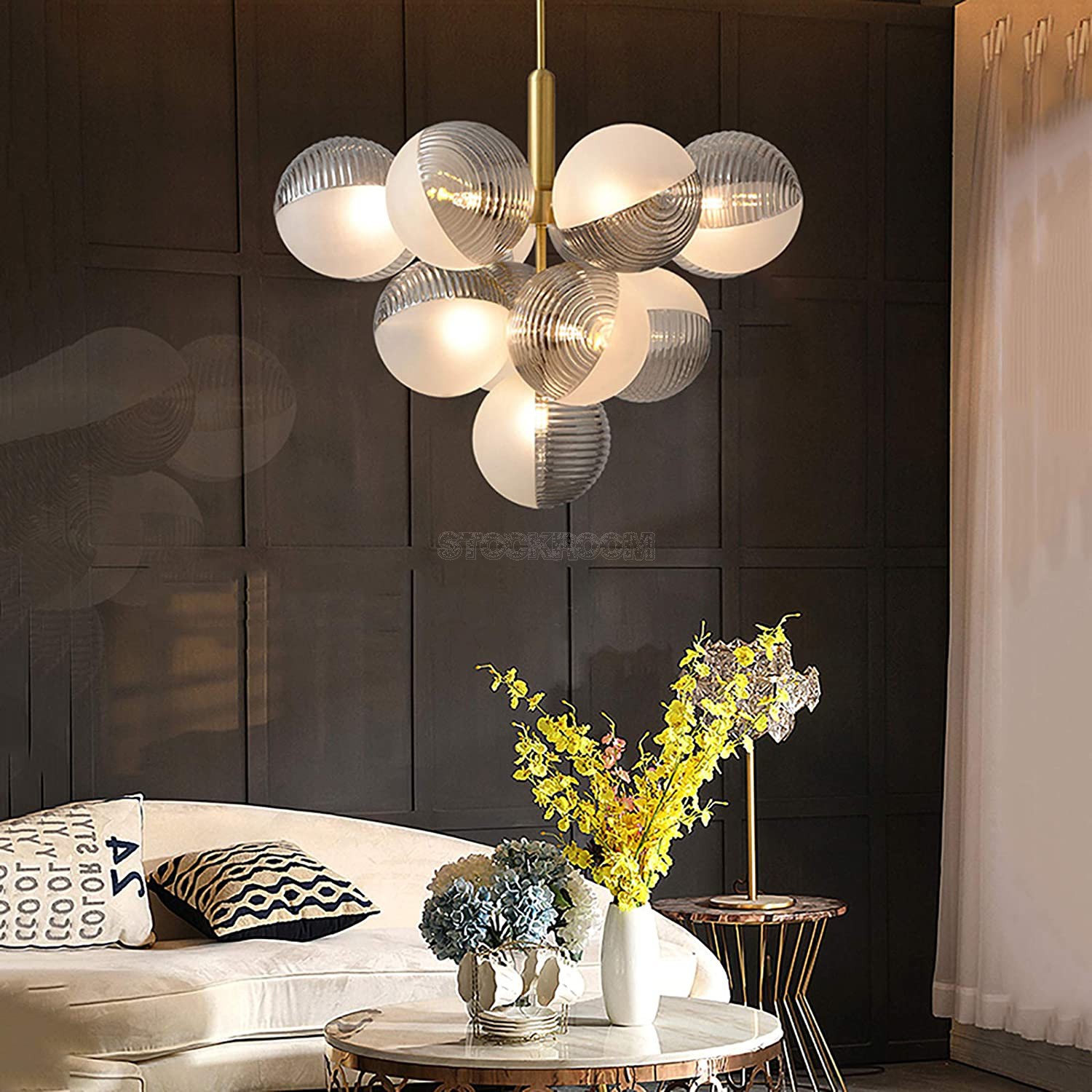 Bubble Glass Style Pendant Lamp