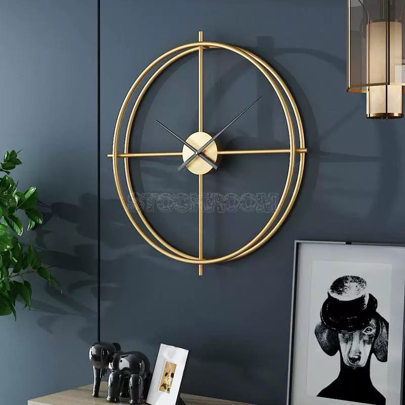 Celina Double Rim Minimalistic Designer Wall Clock