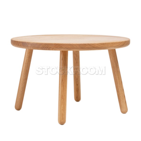 Chara Solid Oak Wood Table