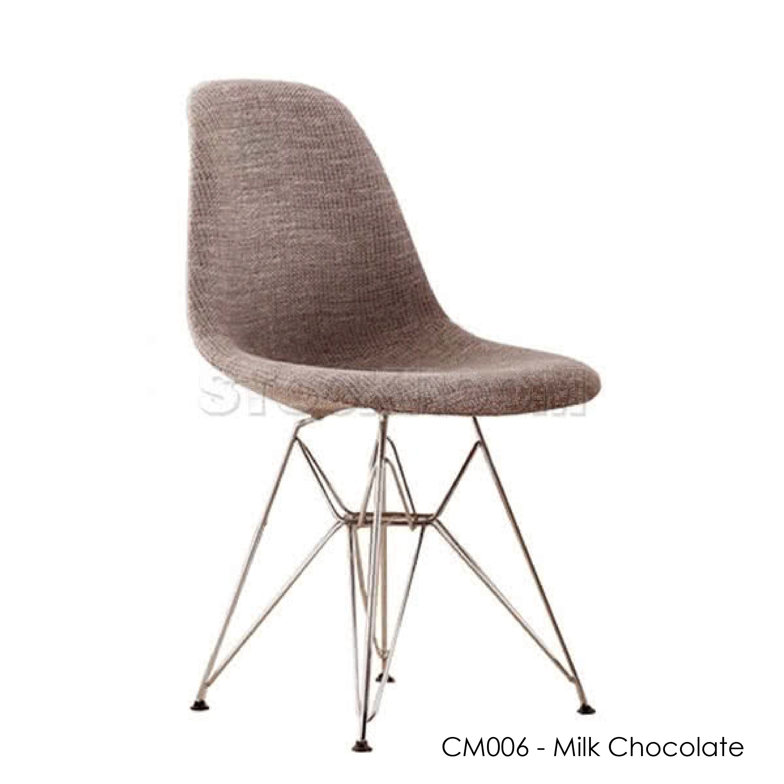 Charles Eames DSR Style Dining Chair - Upholstered - Full Fabric