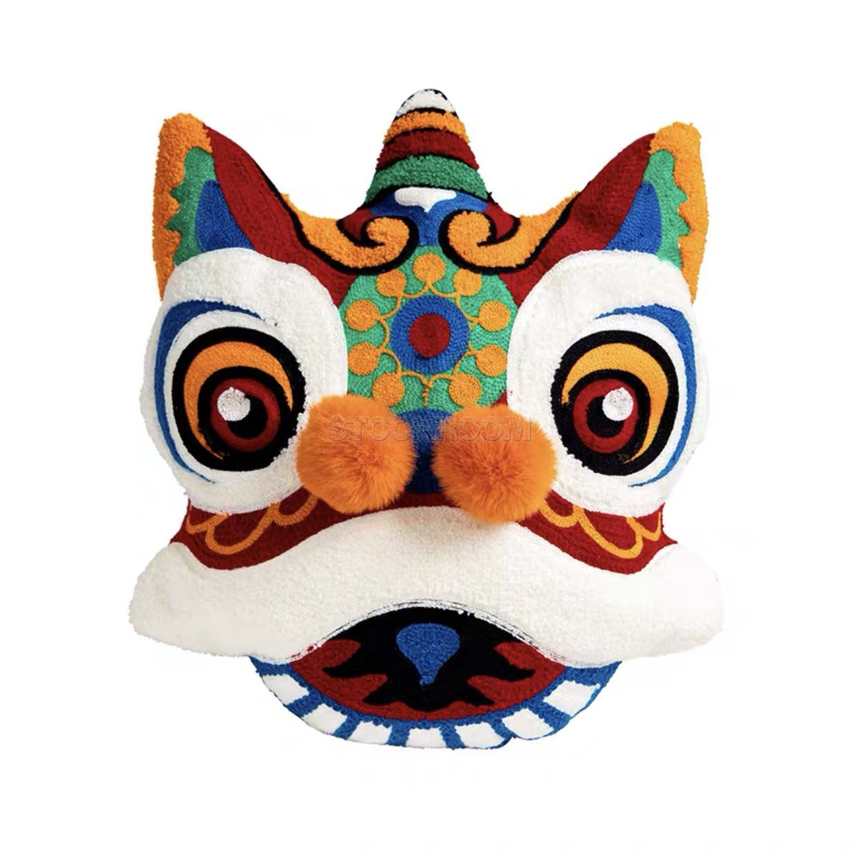 Chinese Style Lion Decorative Cushion