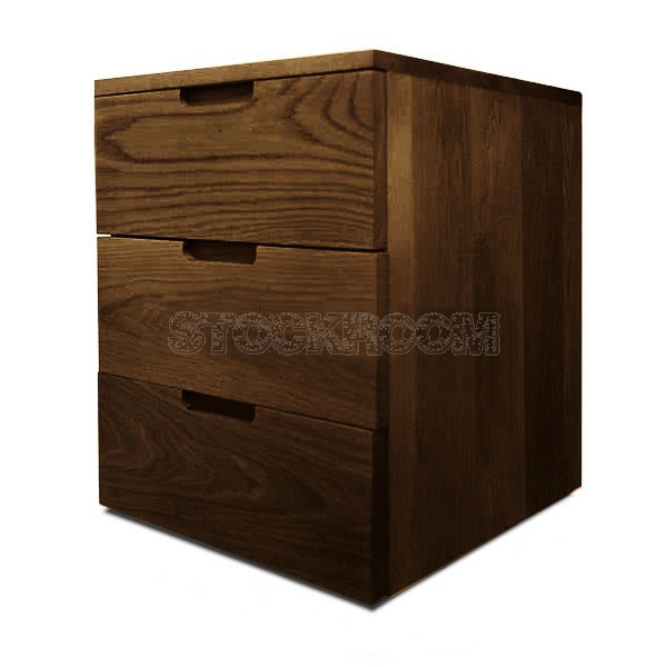 Pentti Solid Wood 3 Drawers Cabinet