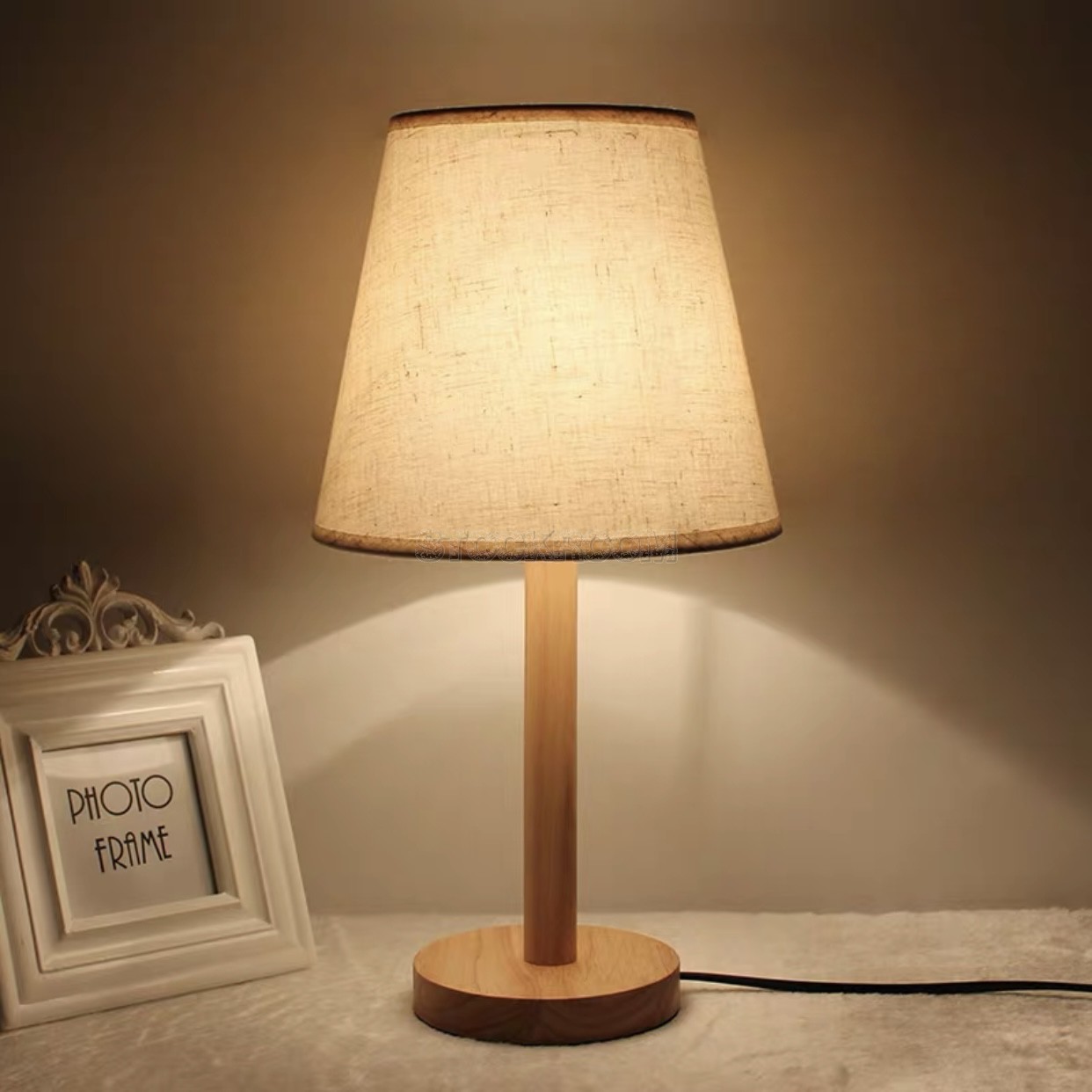 Colin Solid Wood Table Lamp