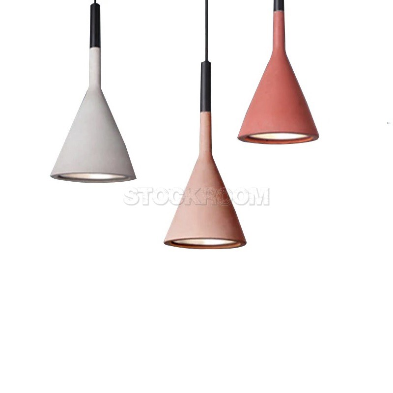 Cone Concrete Style Pendant Lamp