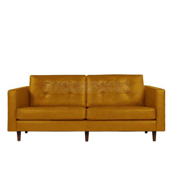 Copenhagen Leather Sofa - 2 Seater