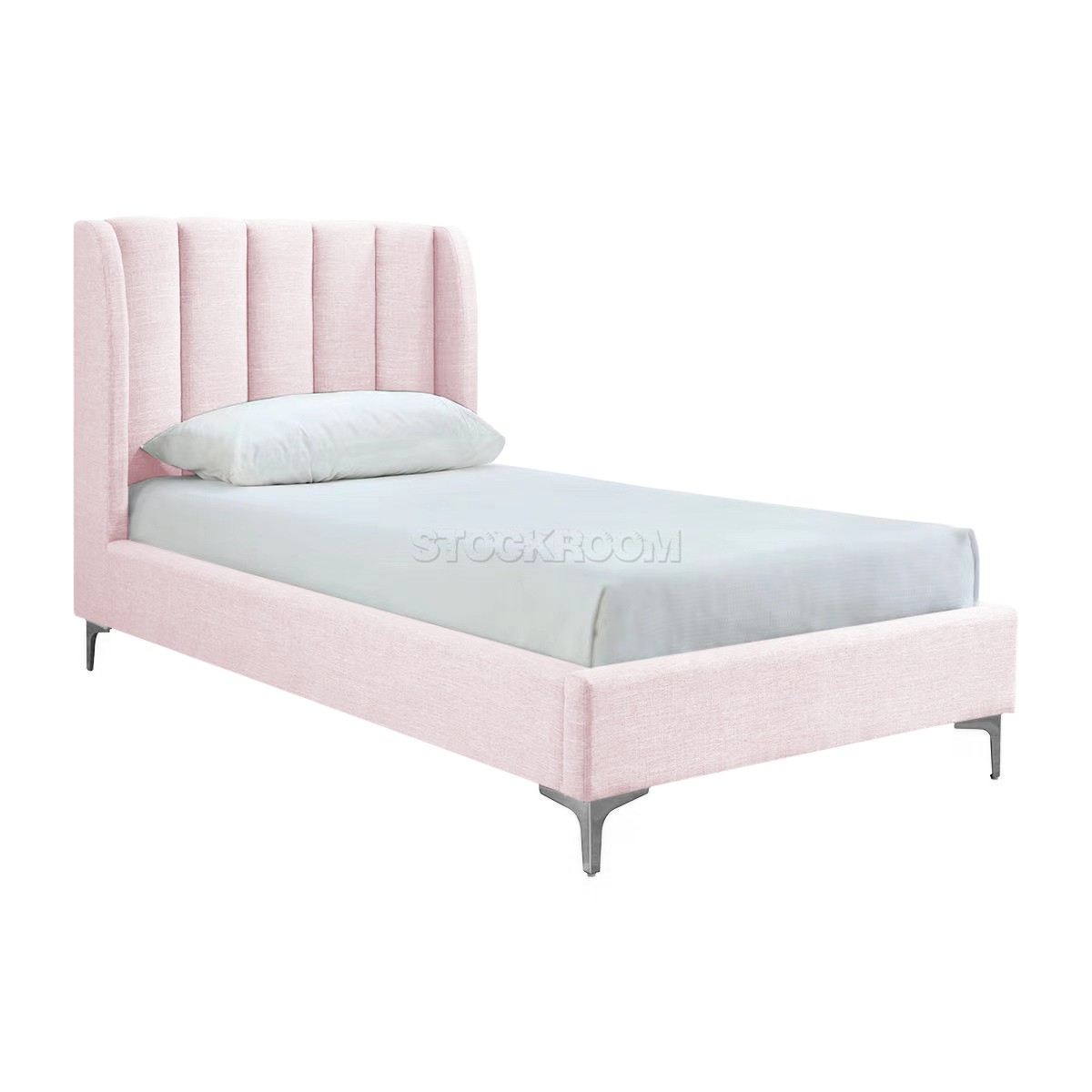 Dalton Fabric Upholstered Single Bed Frame