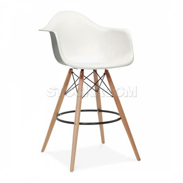 Charles Eames DAW Style Bar Stool