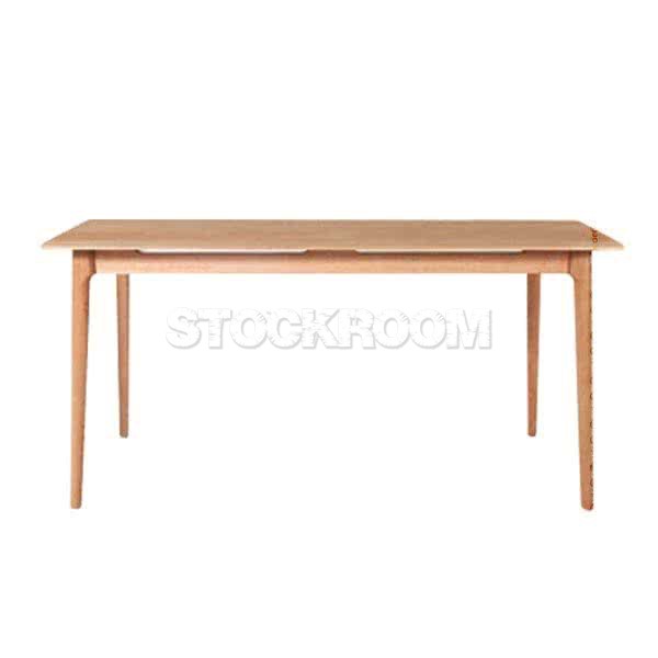 Ando Solid Wood Oak Dining Table