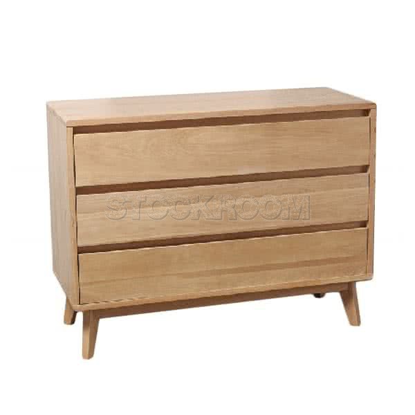 Alexander Solid Oak Chest of 3 Drawers