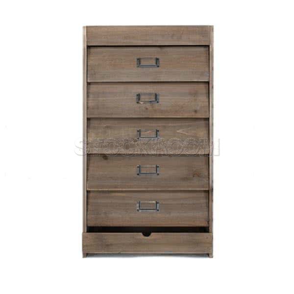 Trish Solid Fir Wood Mini Chest of 6 Drawers