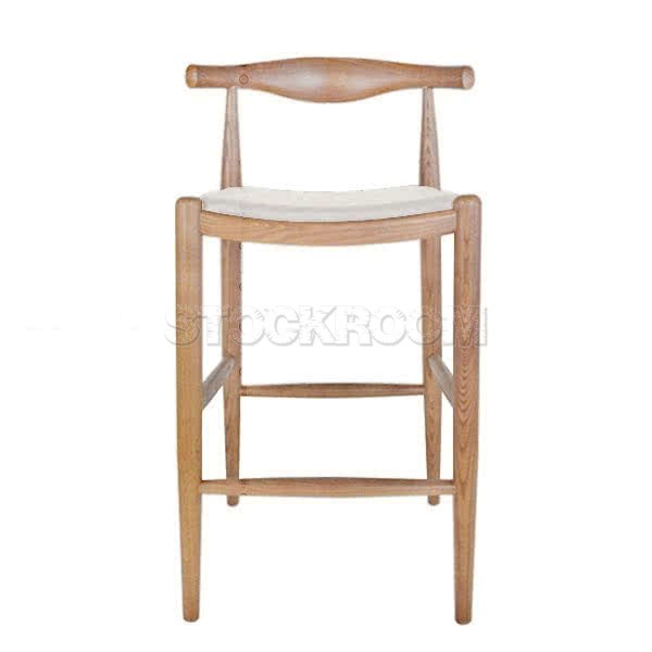 Hans J. Wegner Style ELBOW STOOL