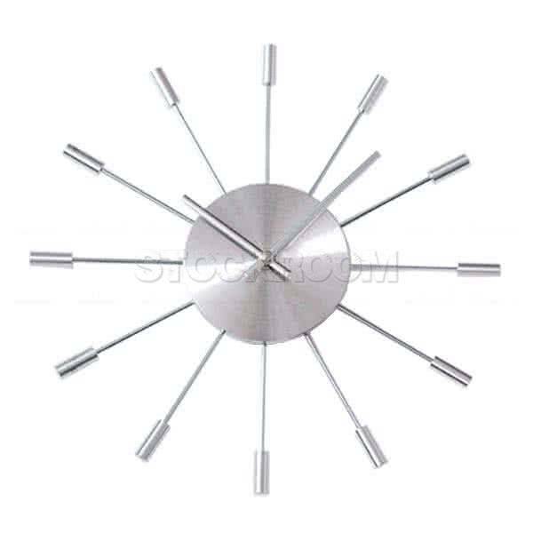 Aluminum Cylinder Wall Clock