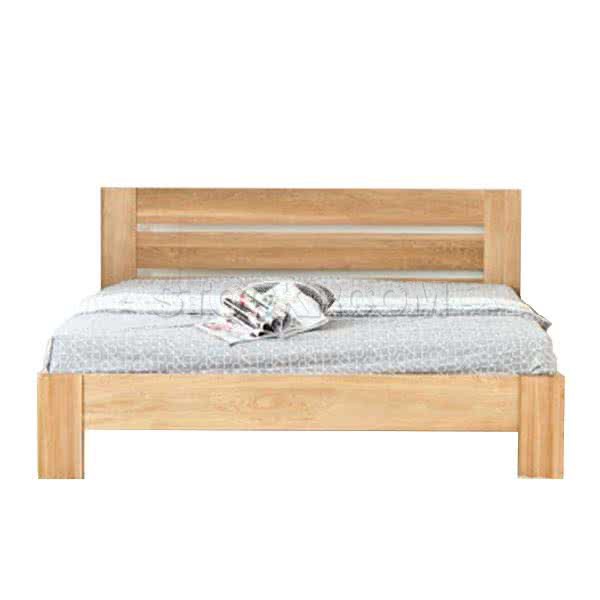 Duke Solid Oak Wood Bed - More Sizes