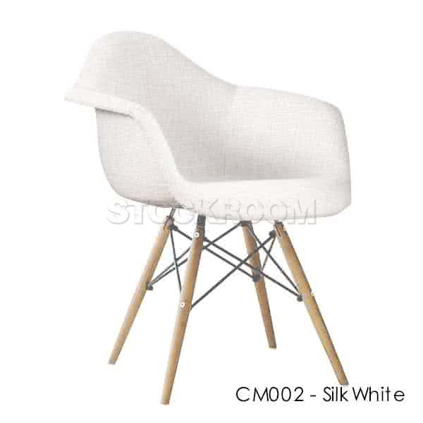 Charles Eames DAW Style Chair - Upholstered - Full Fabric