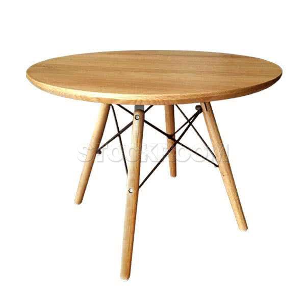Stockroom Solid Oak Wood Kids Table and Coffee Table