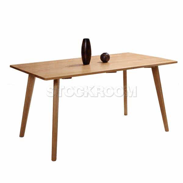 Neemias Style Solid Wood Dining Table