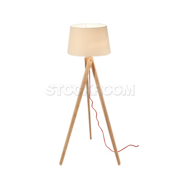 Harold Solid Wood Floor Lamp