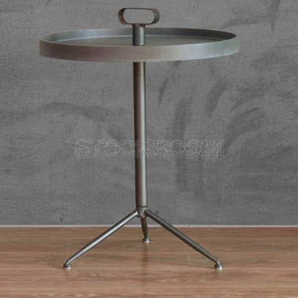 Calder Round Metal Accent Table