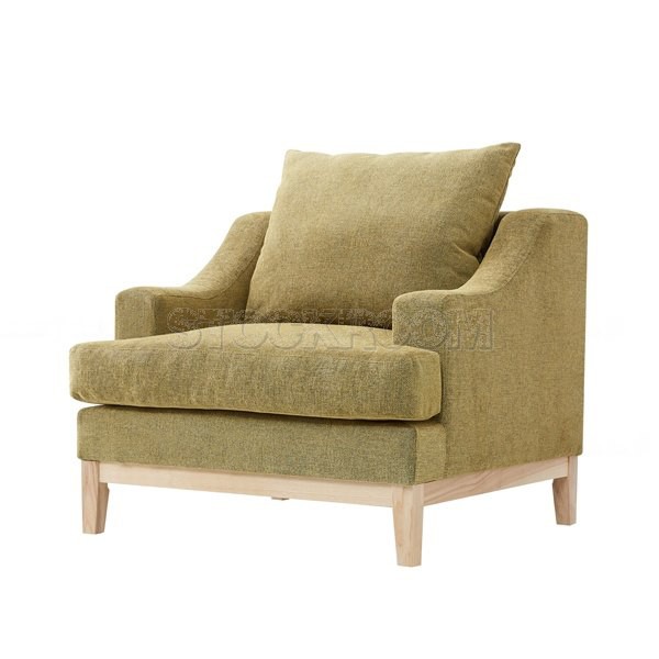 Nolan Modern Lounge Chair and Single Seat Sofa