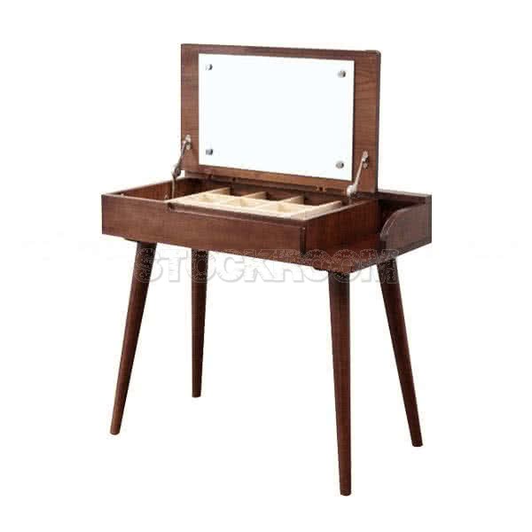 Earl Solid Oak Wood Desk / Dressing Table