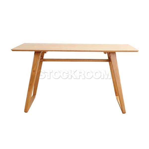 Clinton Solid Oak Wood Dining Table