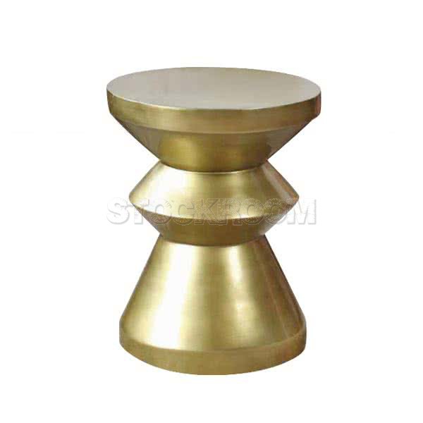 Bayard Side Table - Brushed Brass