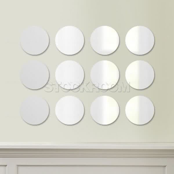Stockroom Round Wall Mirror - 20cm - Set of 12