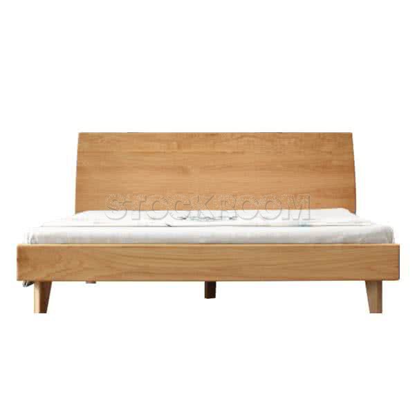 Ascott Solid Oak Wood Bed - More Sizes