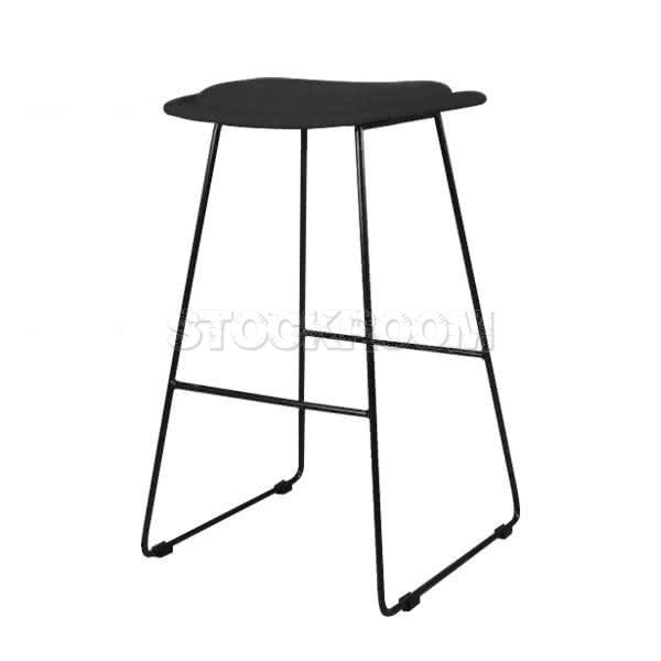 Margery Leather Upholstered Barstool
