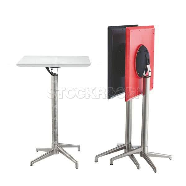 Spencer Square Folding High Table - More Colors