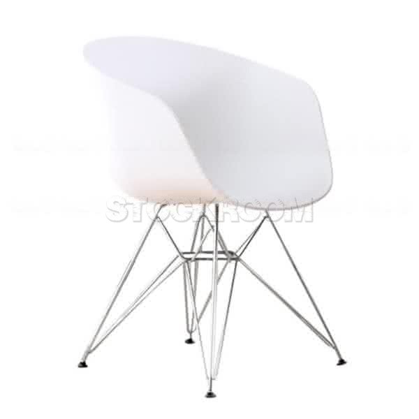 Leona Dining Chair with Eiffel Style Base