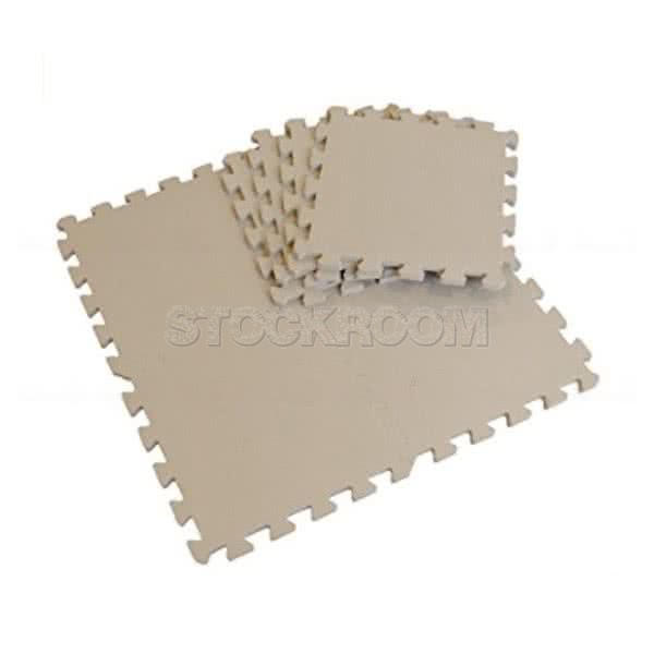 Miki Contemporary Foam Play Mat (Pack of 8 Tiles) - Khaki
