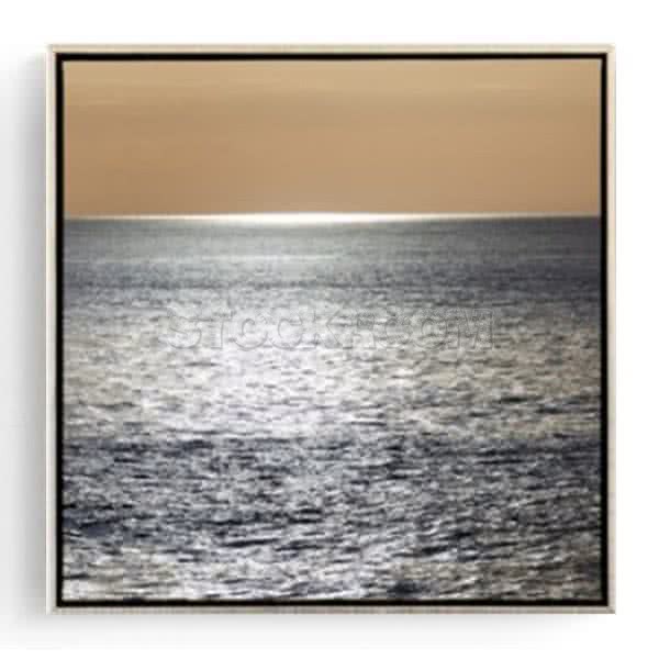 Stockroom Artworks - Square Canvas Wall Art - Gloaming Sea - More Sizes