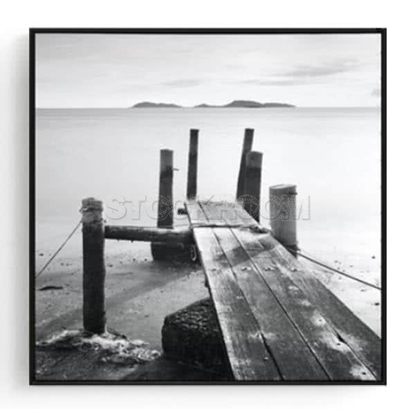 Stockroom Artworks - Square Canvas Wall Art - Dock - More Sizes