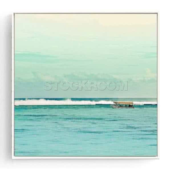 Stockroom Artworks - Square Canvas Wall Art - Seaboat - More Sizes