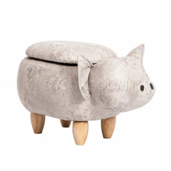 Stockroom Little Piggy Kids Stool With Storage - More Colors