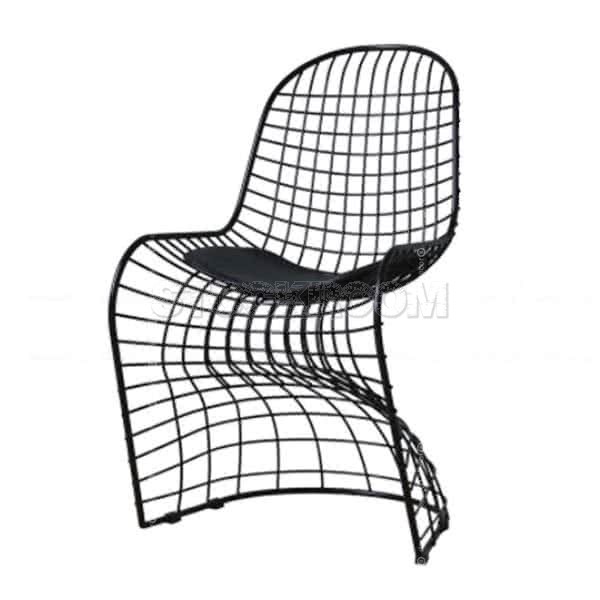 Verner Panton Style Wire Chair 