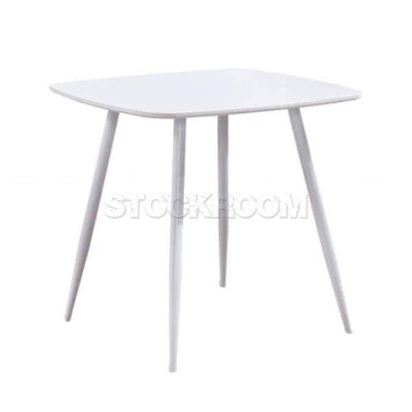 Nemo Modern White Square Table