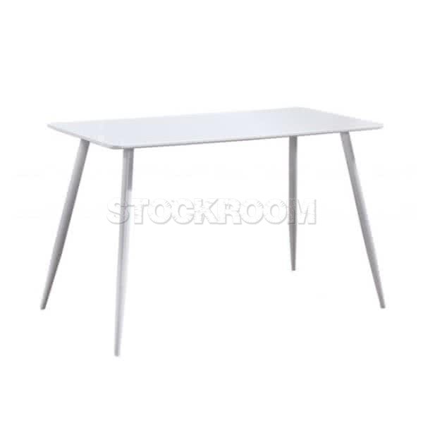 Nemo Modern White Rectangle Table