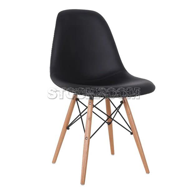 Eames DSW Style Dining Chair - Leather Version