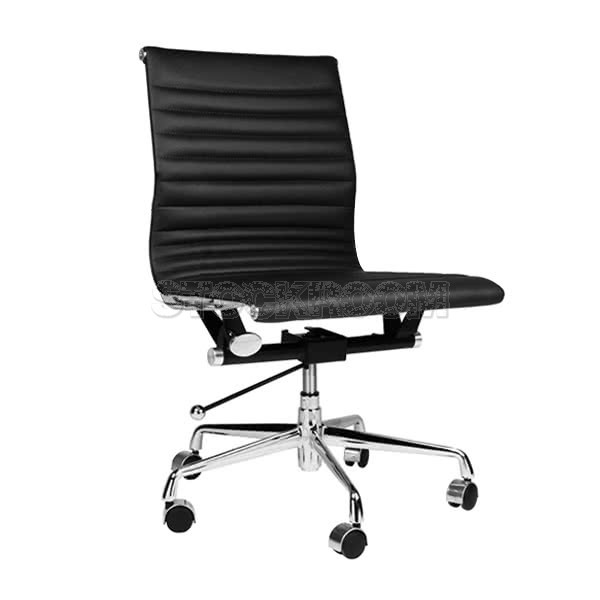 Eames Style Lowback Office Chair Adjustable With Castors (Without Armrest)