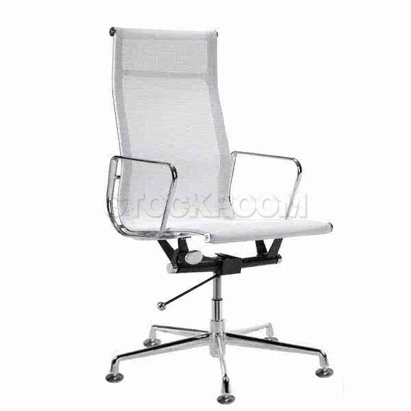 Eames Style Mesh Highback Adjustable Fixed Office Chair