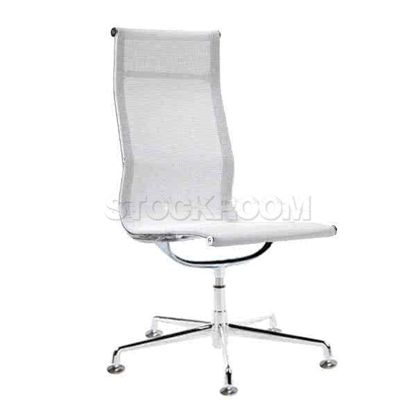 Eames Style Mesh Highback Fixed Office Chair (Without Armrest)