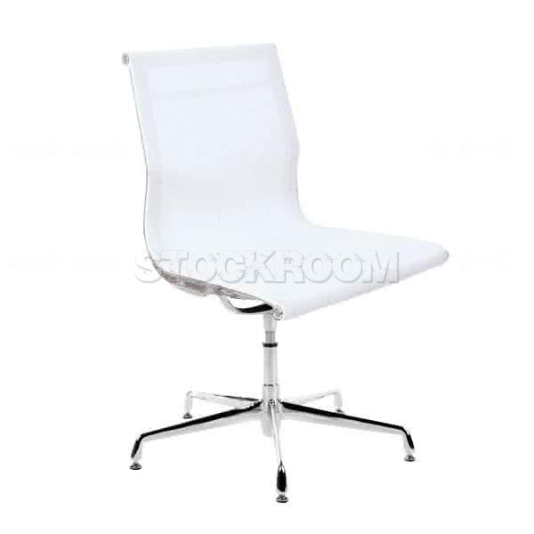 Eames Style Mesh Lowback Fixed Office Chair (Without Armrest)