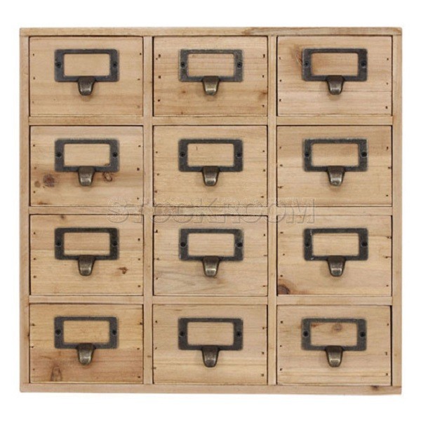 Easton fir Solid Wood 12 Drawers