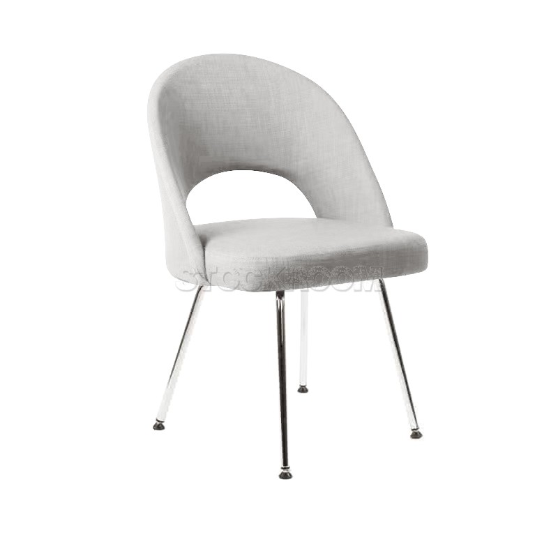 Eero Saarinen Style Executive Chair With Metal Leg