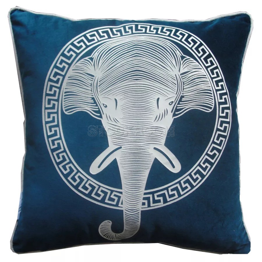 Elephant relief style Decorative Cushion